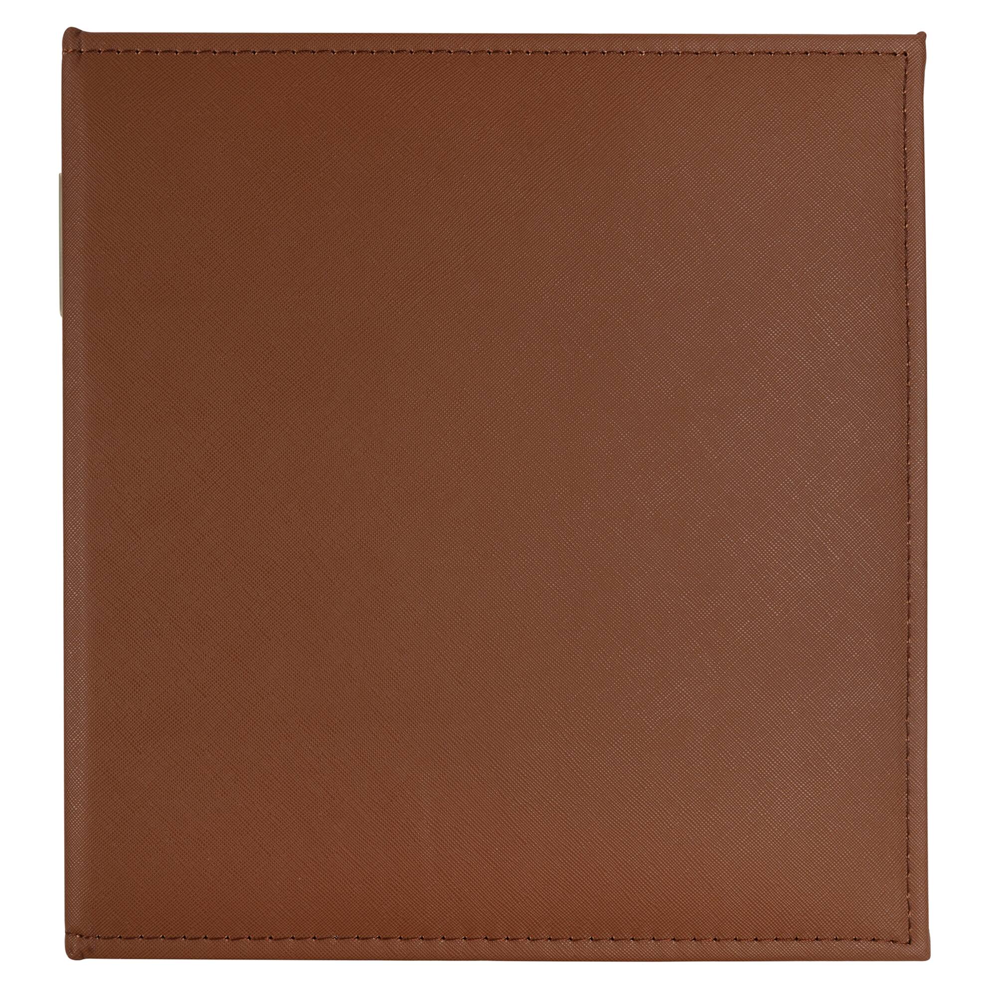 8 Pack: Brown Saffiano D-Ring Scrapbook Album by Recollections®